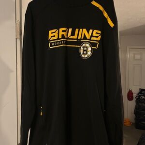 Fanatics Authentic Pro Black Bruins Sweatshirt